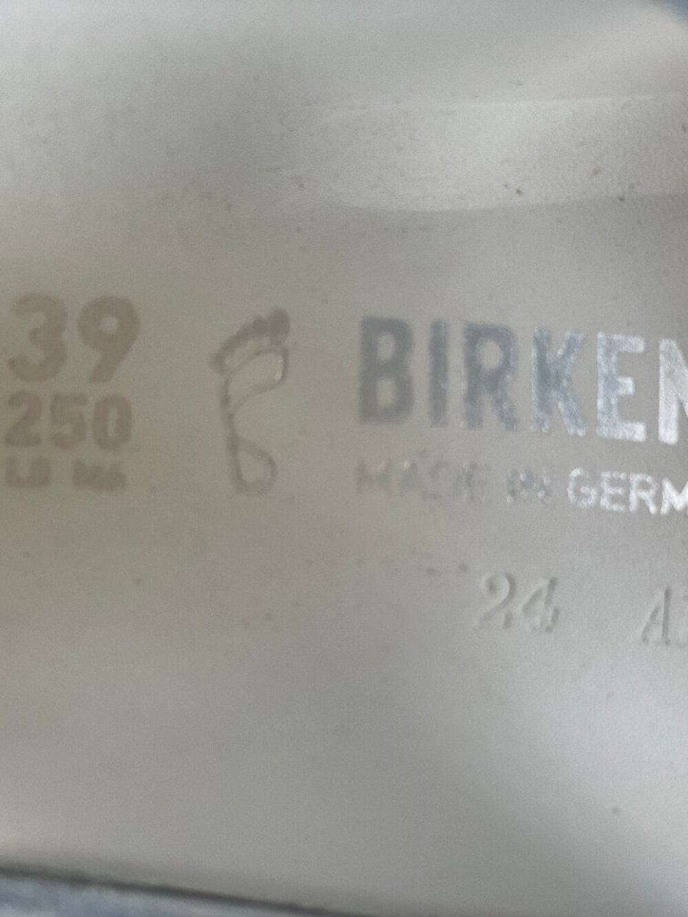 Birkenstock Arizona BS Regular Women 8 Men 6 White Leather Sandal 1026803 Unisex - Picture 10 of 13
